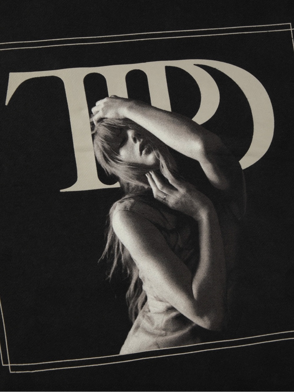 BNWOT Taylor Swift The Tortured Poets Department  "TTPD" Black Hoodie XS